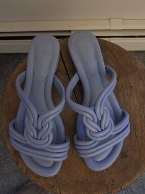 Alexandre Birman Lavender Knot-Strap Women’s Sandals